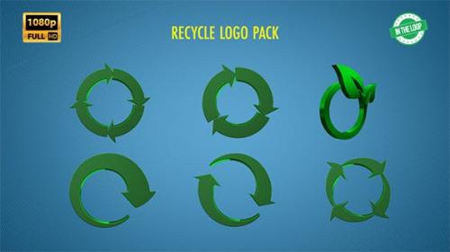 Videohive - Recycling 3D Logo Pack