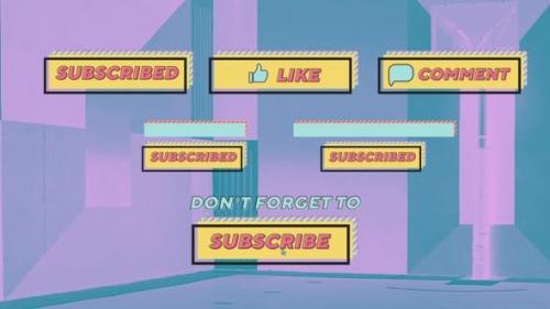 Videohive - Pop Youtube Subscribe Pack