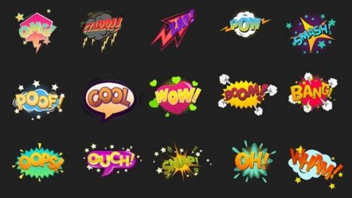 Videohive - Comic Bubbles Pack 5