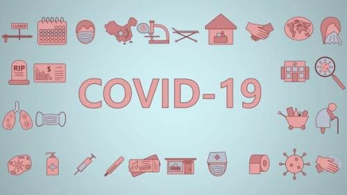 Videohive - Coronavirus Simple Icon Pack