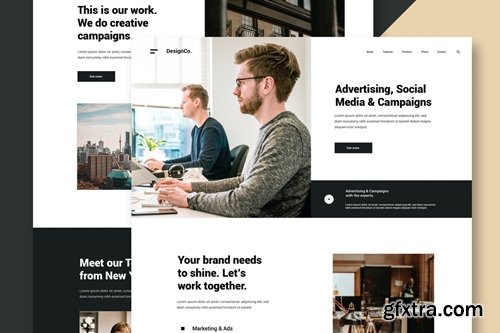 Marketing & Design Agency - Website