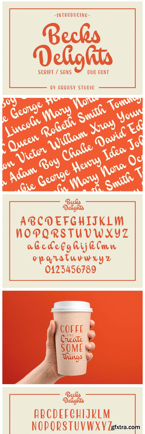 Becks Delights Font