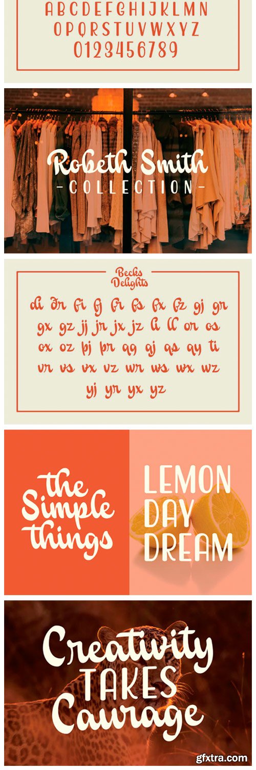 Becks Delights Font