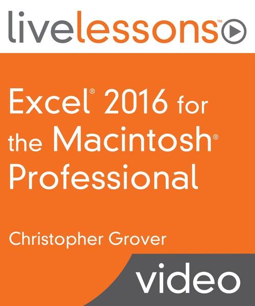 Oreilly - Excel 2016 for the Macintosh Professional - 9780134500003