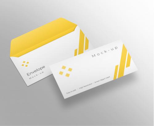 Envelope Mockup Design Premium PSD