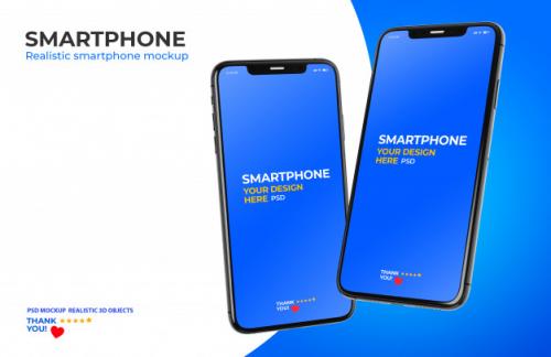 Smartphone Mockup Premium PSD