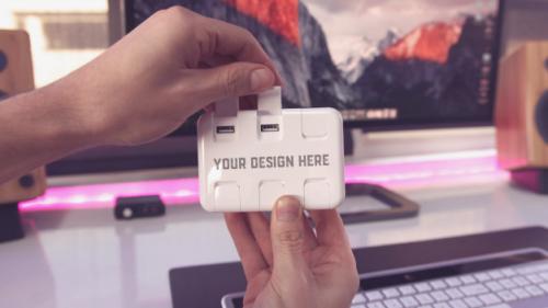 Usb Hub Mockup Premium PSD