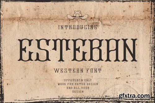 CM - Esteban Western Font 4827163