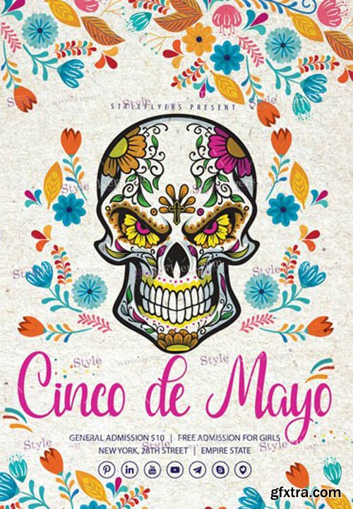 Cinco de Mayo V1504 2020 PSD Flyer Template