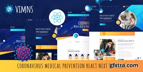 ThemeForest - Vimns v1.0 - React Next Coronavirus Medical Prevention Template - 26240719