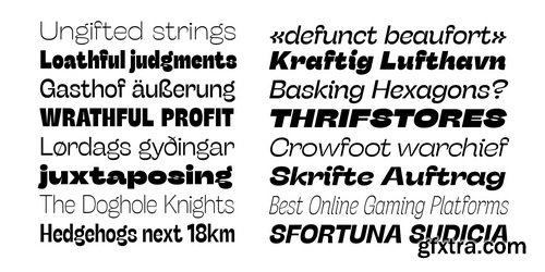 Stinger Font Family