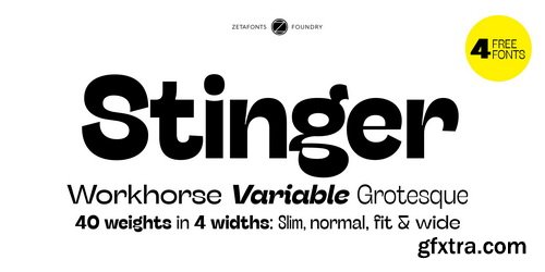 Stinger Font Family