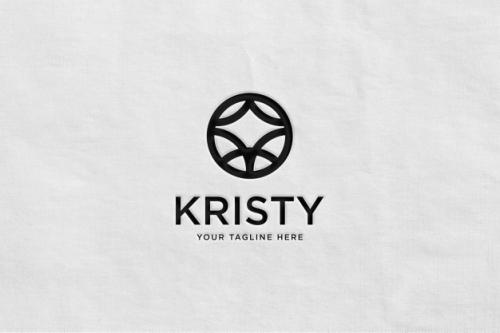 Kristy Logo Mockup Design Premium PSD