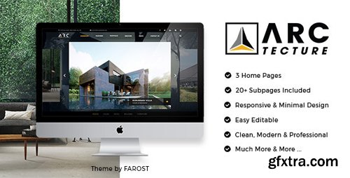ThemeForest - Arctecture v1.0.4 - Interior Design WordPress Theme - 21937209