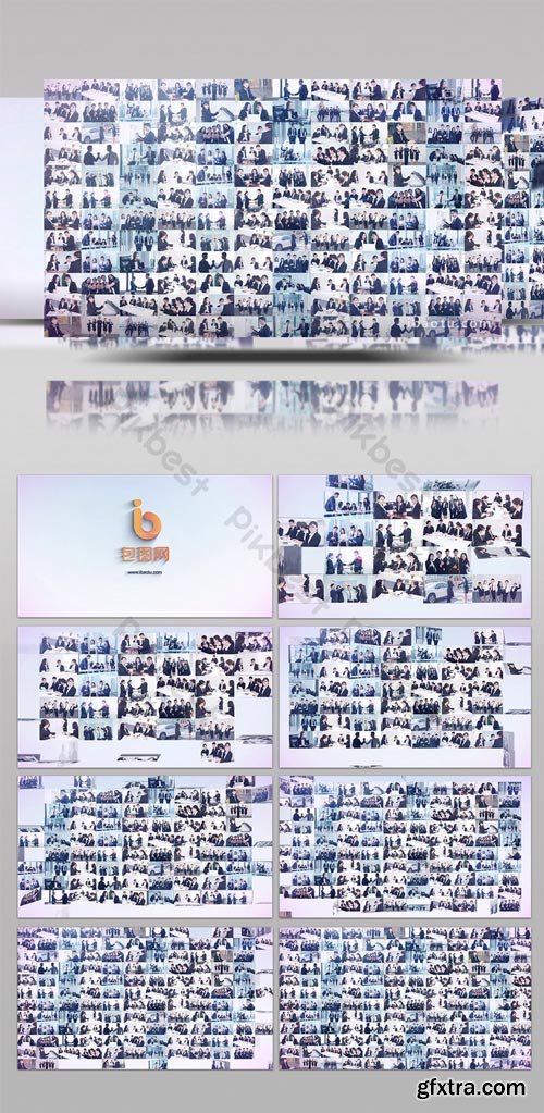 PikBest - Photography Photo Mosaic Puzzle Opening Logo AE Template - 1152315