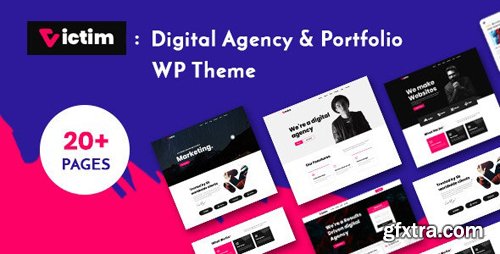 ThemeForest - Victim v1.0.0 - Digital Agency & Portfolio WordPress Theme - 25391288