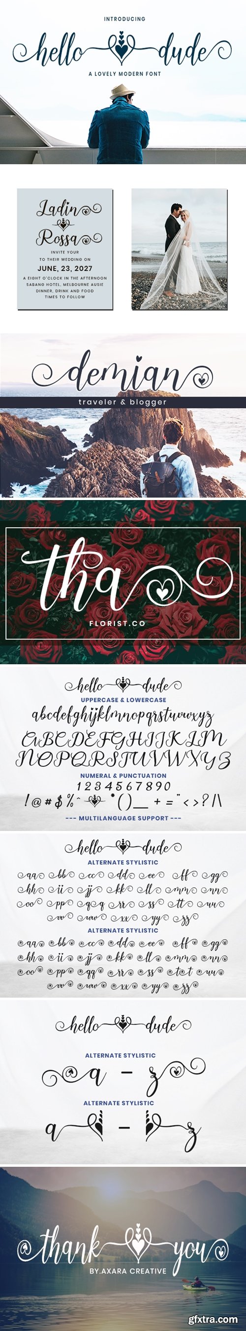 Hello Dude Font