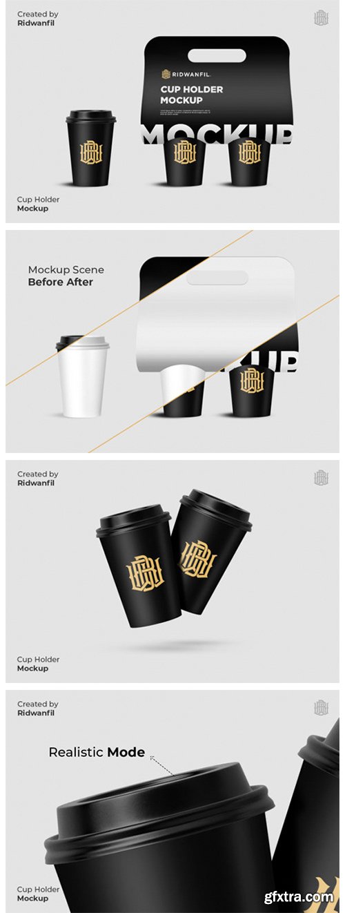 Cup Holder Mockup Coffee 3900035