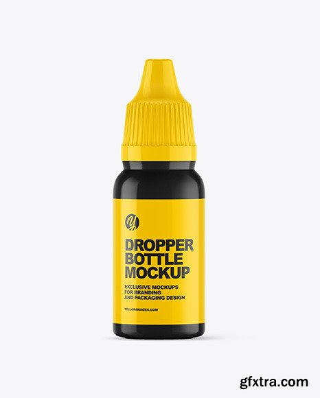 Glossy Dropper Bottle Mockup 57506