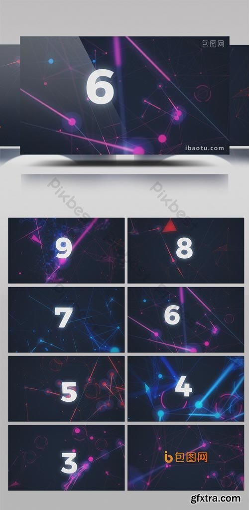 PikBest - Technology background countdown countdown film AE template - 1194544