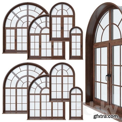 Arched window 3d Model