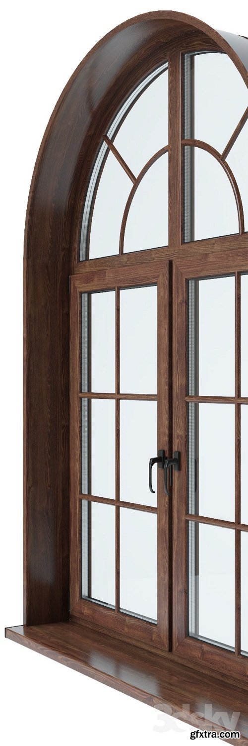 Arched window 3d Model