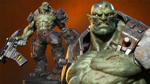 Udemy - Orc Cyborg Character Creation in Zbrush