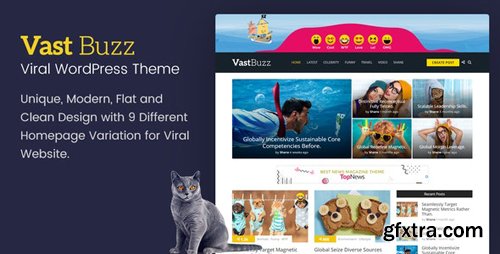 ThemeForest - Vast Buzz v1.1.4 - Viral Buzz WordPress Theme - 19287621