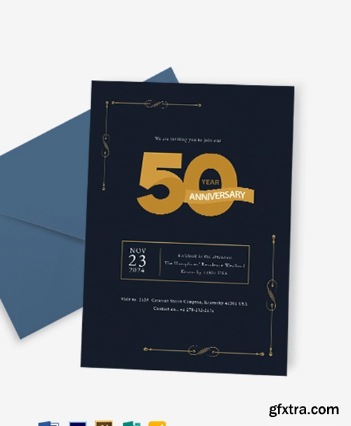 50th-Anniversary-Invitation-Template