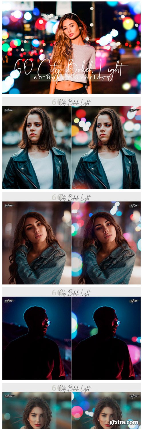 60 City Bokeh Light Overlays 3907596