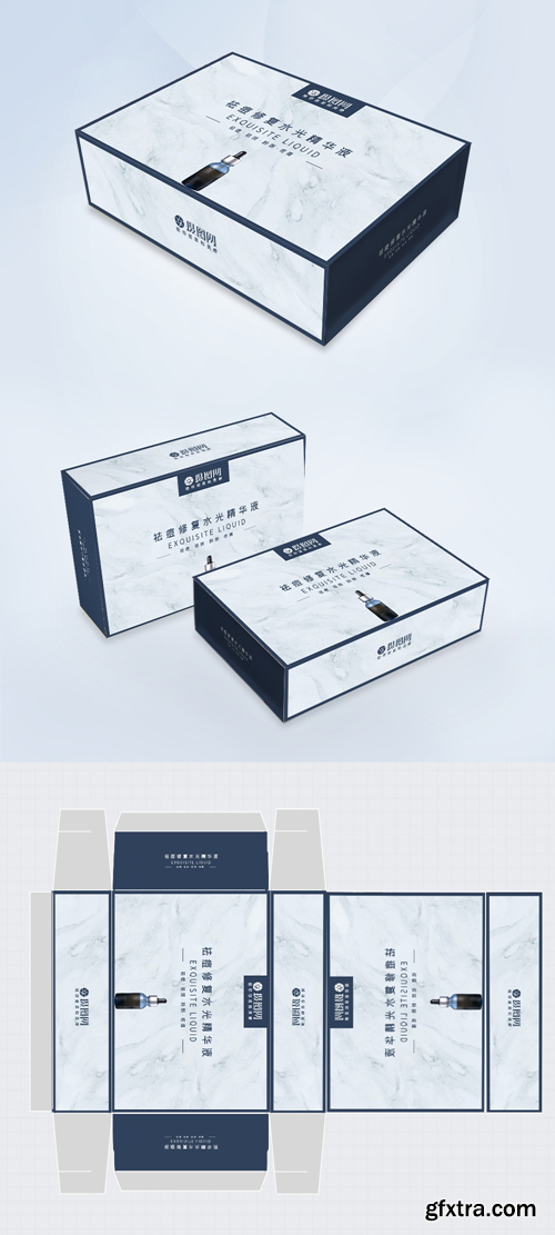 essence skin care packaging box packaging design