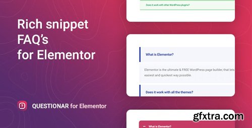 CodeCanyon - Questionar v1.0.0 - FAQ Accordions for Elementor - 26405221