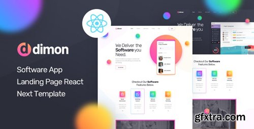 ThemeForest - Dimon v1.0 - React Next App Landing Page Template - 26271180