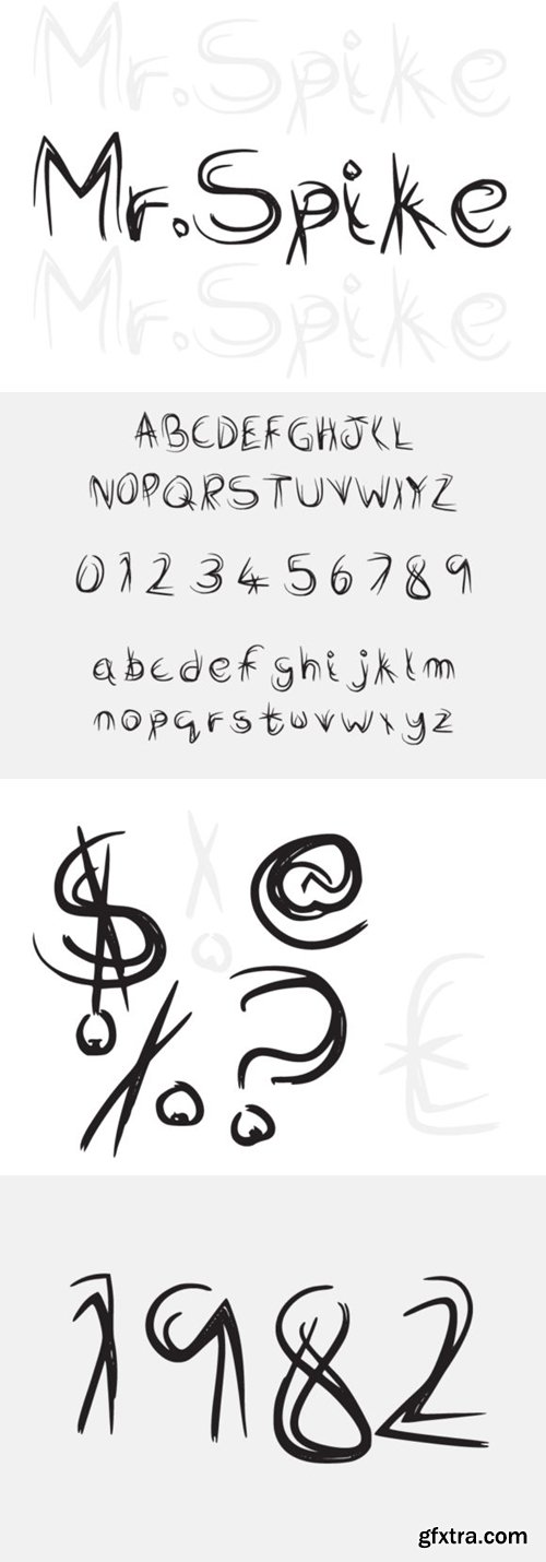 Mr Spike Font