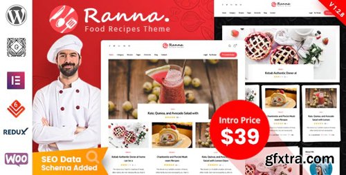 ThemeForest - Ranna v1.2.2 - Food & Recipe WordPress Theme - 25157340