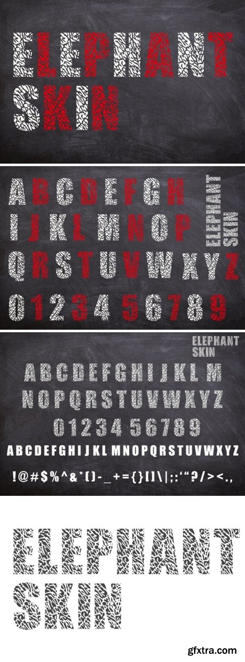 Elephant Skin Font