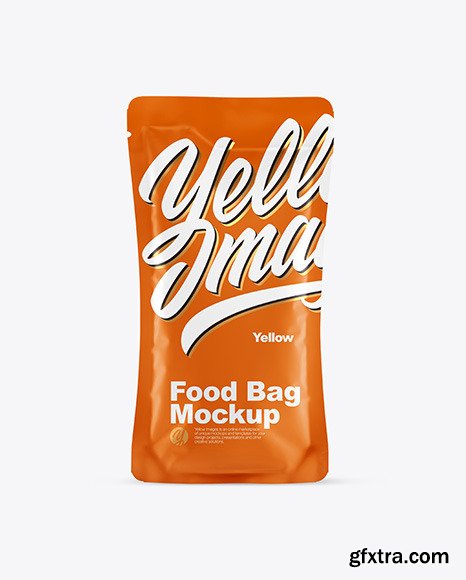 Food Bag With Dill Mockup 58835