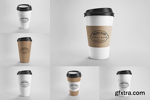 Paper Eco Coffee Cup Mockups Vol.1