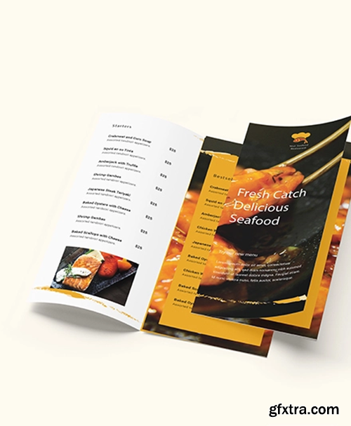 Seafood-Restaurant-Take-out-Trifold-Brochure-Download