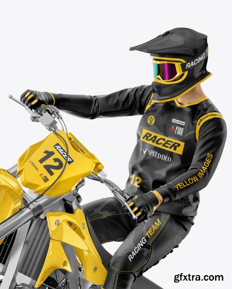 Motocross Racing Kit Mockup 58858