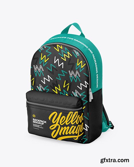 Backpack Mockup - Half Side View 58864