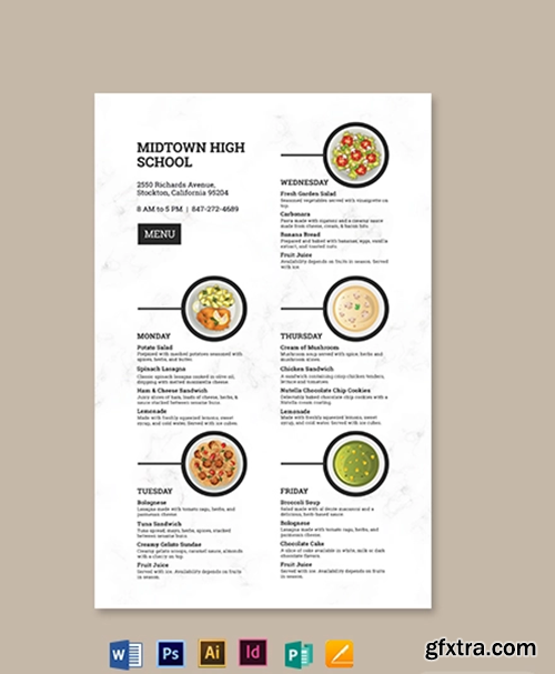 School-Poster-Menu