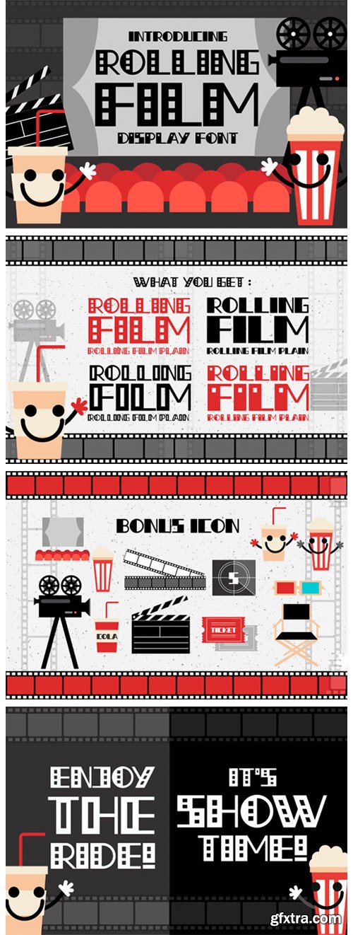 Rolling Film Font