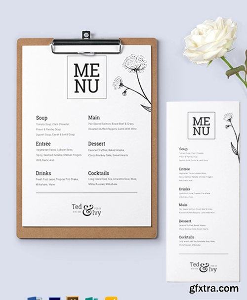 White-Wedding-Menu-Template-1