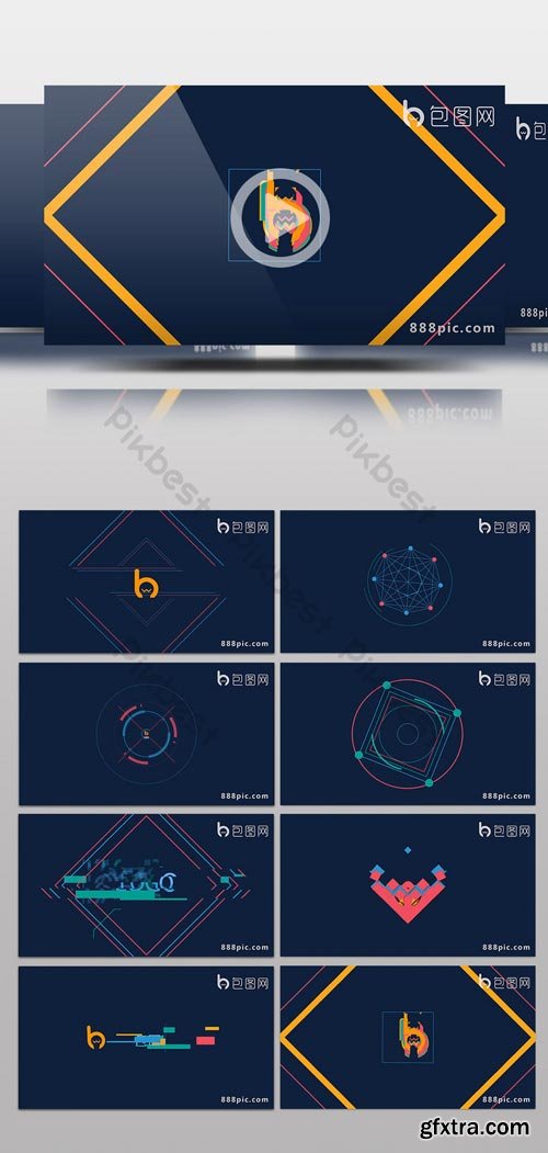 PikBest - 2D MG Animated Graphic Opening LOGO Show AE Template - 123757