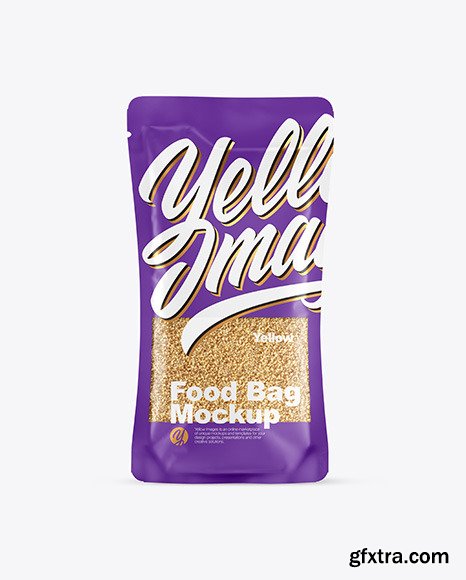 Food Bag With Nuts Mockup 58866