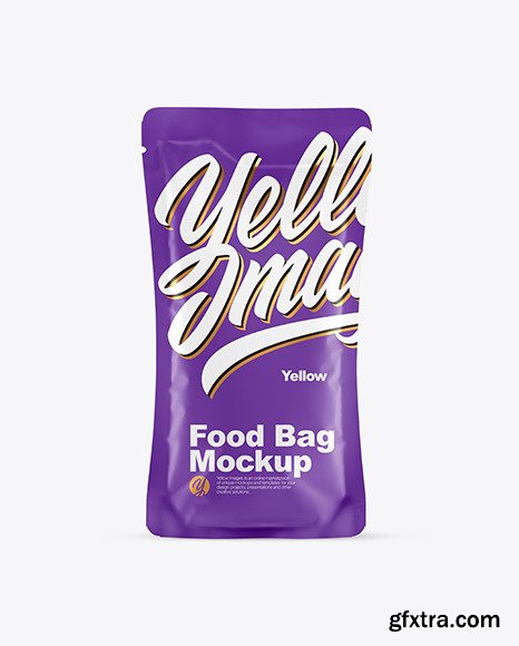 Food Bag With Nuts Mockup 58866