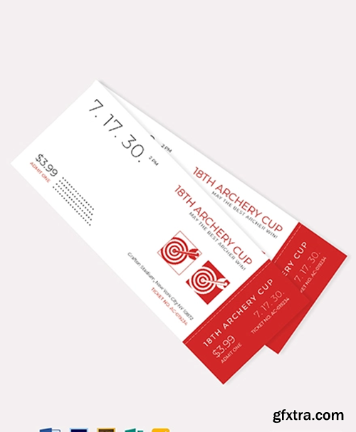 Archery-Ticket-Template