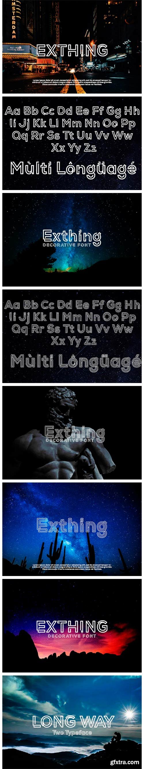 Exthing Font