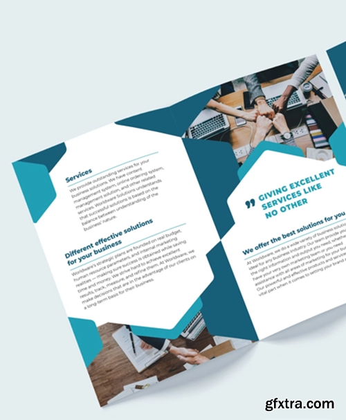 Editable-Corporate-Company-Bi-Fold-Brochure-Template